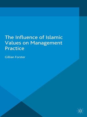 cover image of The Influence of Islamic Values on Management Practice